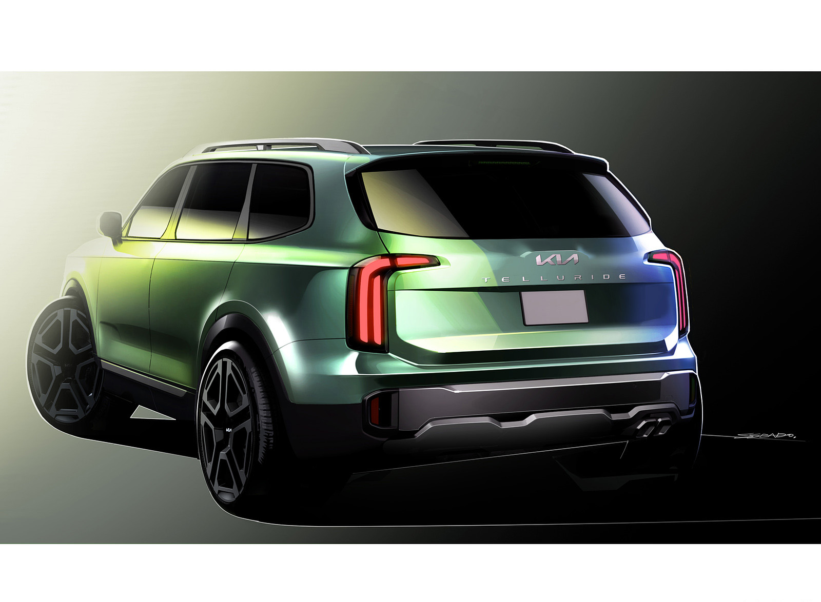 2023 Kia Telluride Design Sketch Wallpapers  #46 of 48