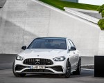 2023 Mercedes-AMG C 43 4MATIC (Color: Opalite White) Front Wallpapers 150x120 (13)
