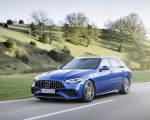 2023 Mercedes-AMG C 43 Estate 4MATIC T-Modell (Color: Spectral Blue) Front Three-Quarter Wallpapers 150x120 (2)