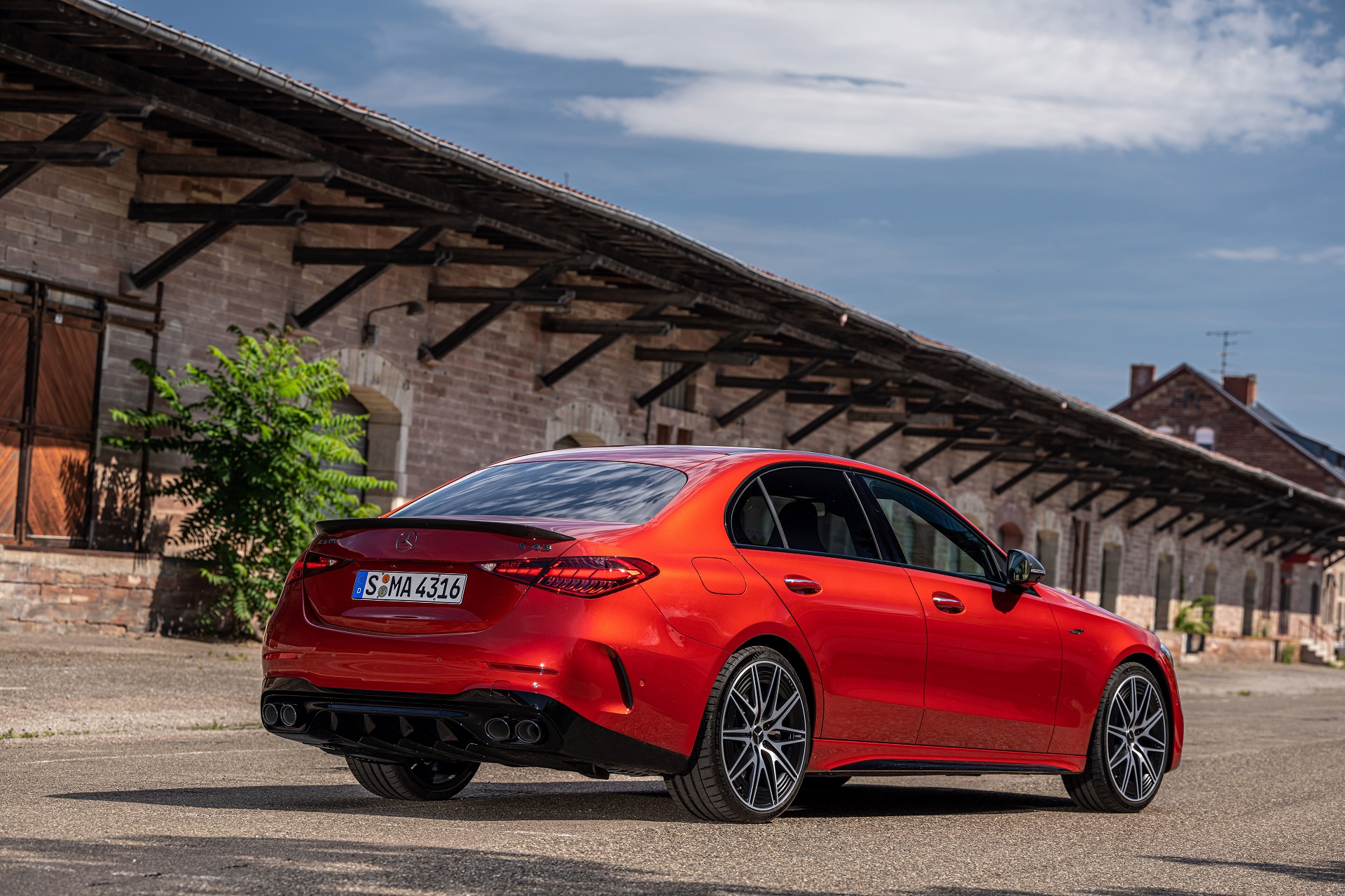 2023 Mercedes-AMG C 43 Rear Three-Quarter Wallpapers  #40 of 94