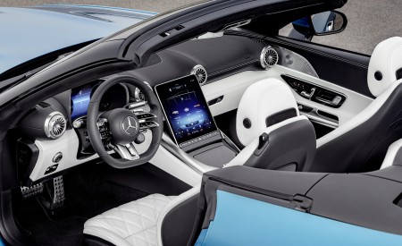 2023 Mercedes-AMG SL 43 (Color: Hyperblue Metallic) Interior Wallpapers 450x275 (37)