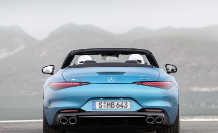 2023 Mercedes-AMG SL 43 (Color: Hyperblue Metallic) Rear Wallpapers 450x275 (26)