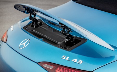 2023 Mercedes-AMG SL 43 (Color: Hyperblue Metallic) Spoiler Wallpapers 450x275 (33)