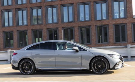 2023 Mercedes-Benz EQE 350+ (Color: Alpine Grey) Side Wallpapers 450x275 (57)