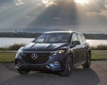2023 Mercedes-Benz EQS SUV 580 4MATIC AMG Line (Color: Sodalite Blue) Front Wallpapers 150x120