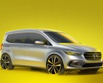2023 Mercedes-Benz T-Class Design Sketch Wallpapers 150x120