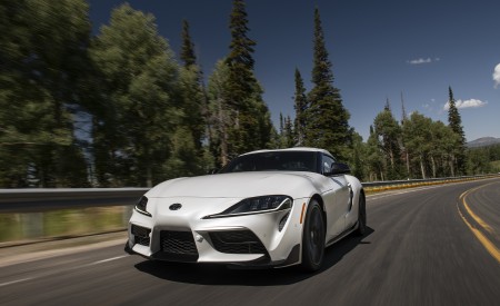 2023 Toyota GR Supra A91-MT Edition (Color: Burnout) Front Three-Quarter Wallpapers 450x275 (47)