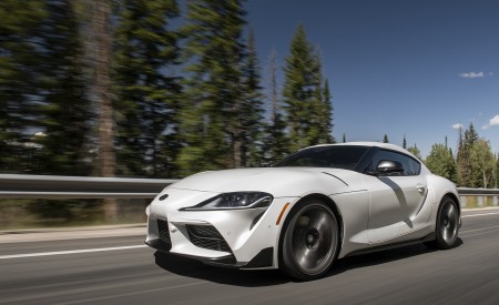 2023 Toyota GR Supra A91-MT Edition (Color: Burnout) Front Three-Quarter Wallpapers 450x275 (39)