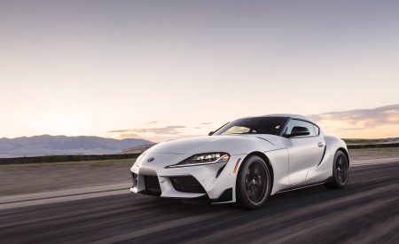 2023 Toyota GR Supra A91-MT Edition (Color: Burnout) Front Three-Quarter Wallpapers 450x275 (3)