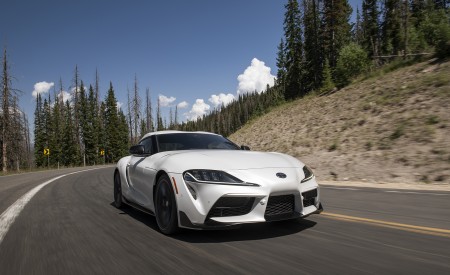 2023 Toyota GR Supra A91-MT Edition (Color: Burnout) Front Three-Quarter Wallpapers 450x275 (48)