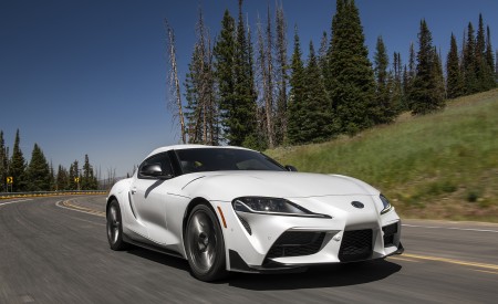 2023 Toyota GR Supra A91-MT Edition (Color: Burnout) Front Three-Quarter Wallpapers 450x275 (40)