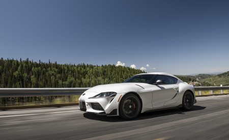 2023 Toyota GR Supra A91-MT Edition (Color: Burnout) Front Three-Quarter Wallpapers 450x275 (43)
