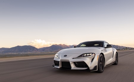 2023 Toyota GR Supra A91-MT Edition (Color: Burnout) Front Three-Quarter Wallpapers 450x275 (6)