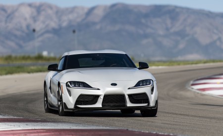 2023 Toyota GR Supra A91-MT Edition (Color: Burnout) Front Wallpapers 450x275 (9)