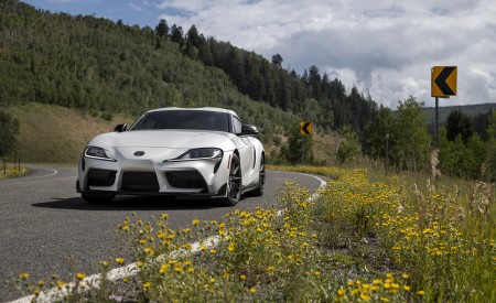 2023 Toyota GR Supra A91-MT Edition (Color: Burnout) Front Wallpapers 450x275 (73)