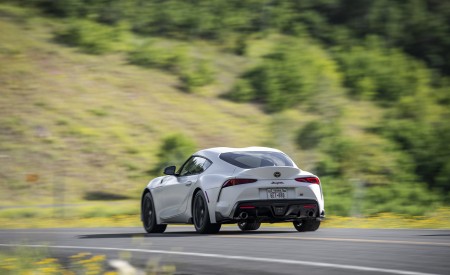 2023 Toyota GR Supra A91-MT Edition (Color: Burnout) Rear Three-Quarter Wallpapers 450x275 (67)