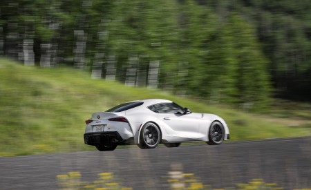 2023 Toyota GR Supra A91-MT Edition (Color: Burnout) Rear Three-Quarter Wallpapers 450x275 (61)