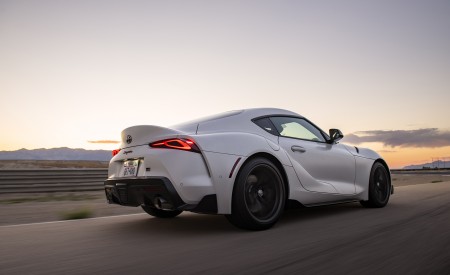 2023 Toyota GR Supra A91-MT Edition (Color: Burnout) Rear Three-Quarter Wallpapers 450x275 (13)