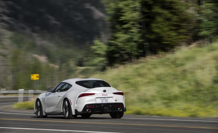 2023 Toyota GR Supra A91-MT Edition (Color: Burnout) Rear Three-Quarter Wallpapers 450x275 (62)