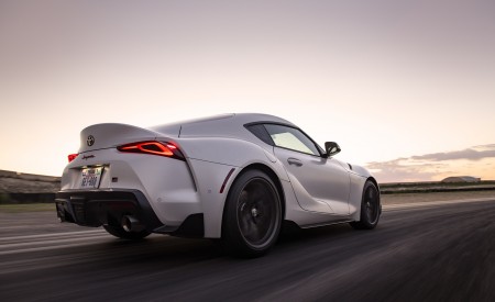 2023 Toyota GR Supra A91-MT Edition (Color: Burnout) Rear Three-Quarter Wallpapers 450x275 (14)