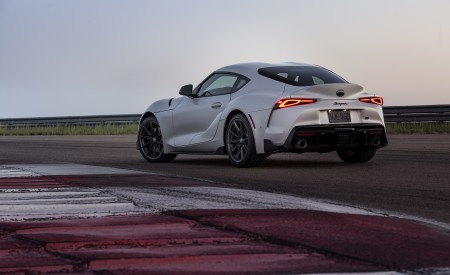 2023 Toyota GR Supra A91-MT Edition (Color: Burnout) Rear Three-Quarter Wallpapers 450x275 (20)