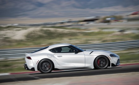 2023 Toyota GR Supra A91-MT Edition (Color: Burnout) Side Wallpapers 450x275 (15)