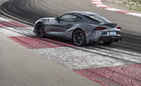 2023 Toyota GR Supra A91-MT Edition (Color: CU Later Grey) Rear Three-Quarter Wallpapers 450x275 (118)