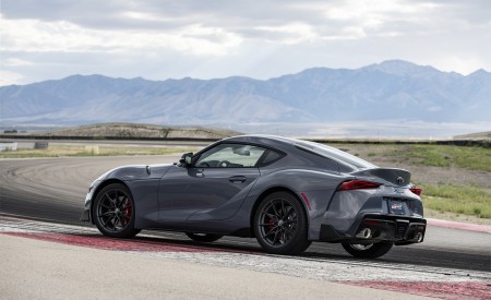 2023 Toyota GR Supra A91-MT Edition (Color: CU Later Grey) Rear Three-Quarter Wallpapers 450x275 (119)