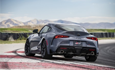 2023 Toyota GR Supra A91-MT Edition (Color: CU Later Grey) Rear Wallpapers 450x275 (121)