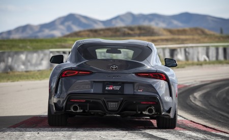 2023 Toyota GR Supra A91-MT Edition (Color: CU Later Grey) Rear Wallpapers 450x275 (122)