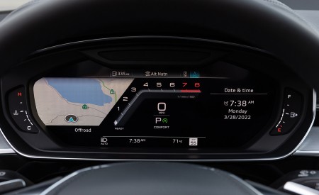 2022 Audi A8 (Color: Firmament Blue; US-Spec) Digital Instrument Cluster Wallpapers 450x275 (49)