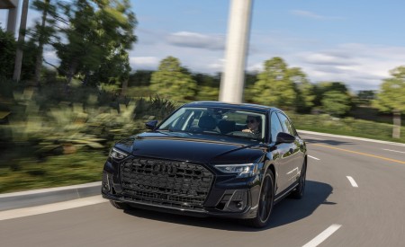 2022 Audi A8 (Color: Firmament Blue; US-Spec) Front Wallpapers 450x275 (16)