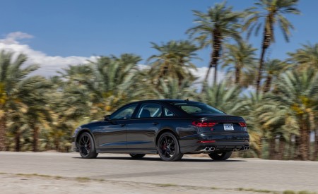 2022 Audi S8 (Color: Vesuvius Gray; US-Spec) Rear Three-Quarter Wallpapers 450x275 (22)