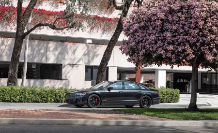 2022 Audi S8 (Color: Vesuvius Gray; US-Spec) Side Wallpapers 450x275 (15)