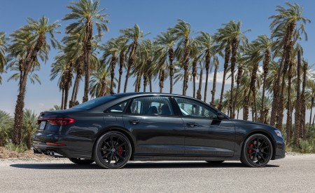 2022 Audi S8 (Color: Vesuvius Gray; US-Spec) Side Wallpapers 450x275 (23)