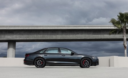 2022 Audi S8 (Color: Vesuvius Gray; US-Spec) Side Wallpapers 450x275 (20)