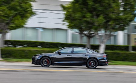 2022 Audi S8 (Color: Vesuvius Gray; US-Spec) Side Wallpapers 450x275 (14)