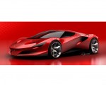 2022 Ferrari SP48 Unica Design Sketch Wallpapers 150x120 (8)