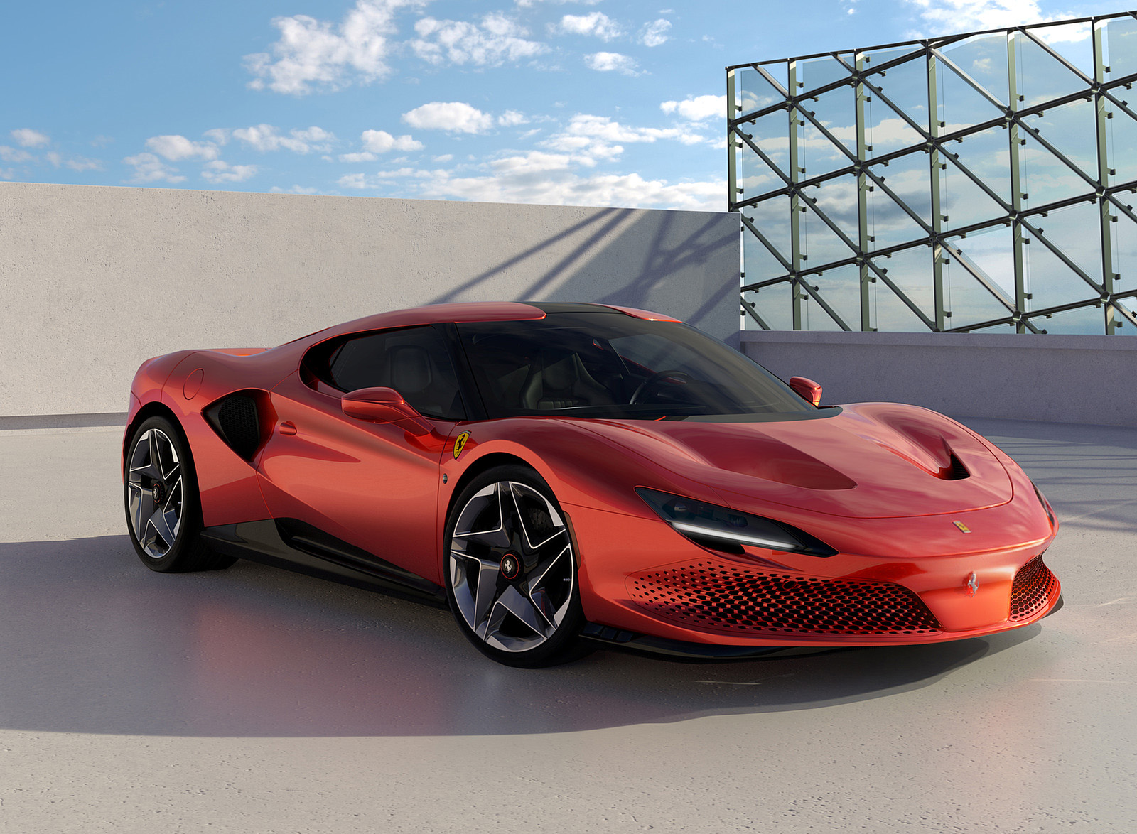 2022 Ferrari SP48 Unica Front Three-Quarter Wallpapers (1)