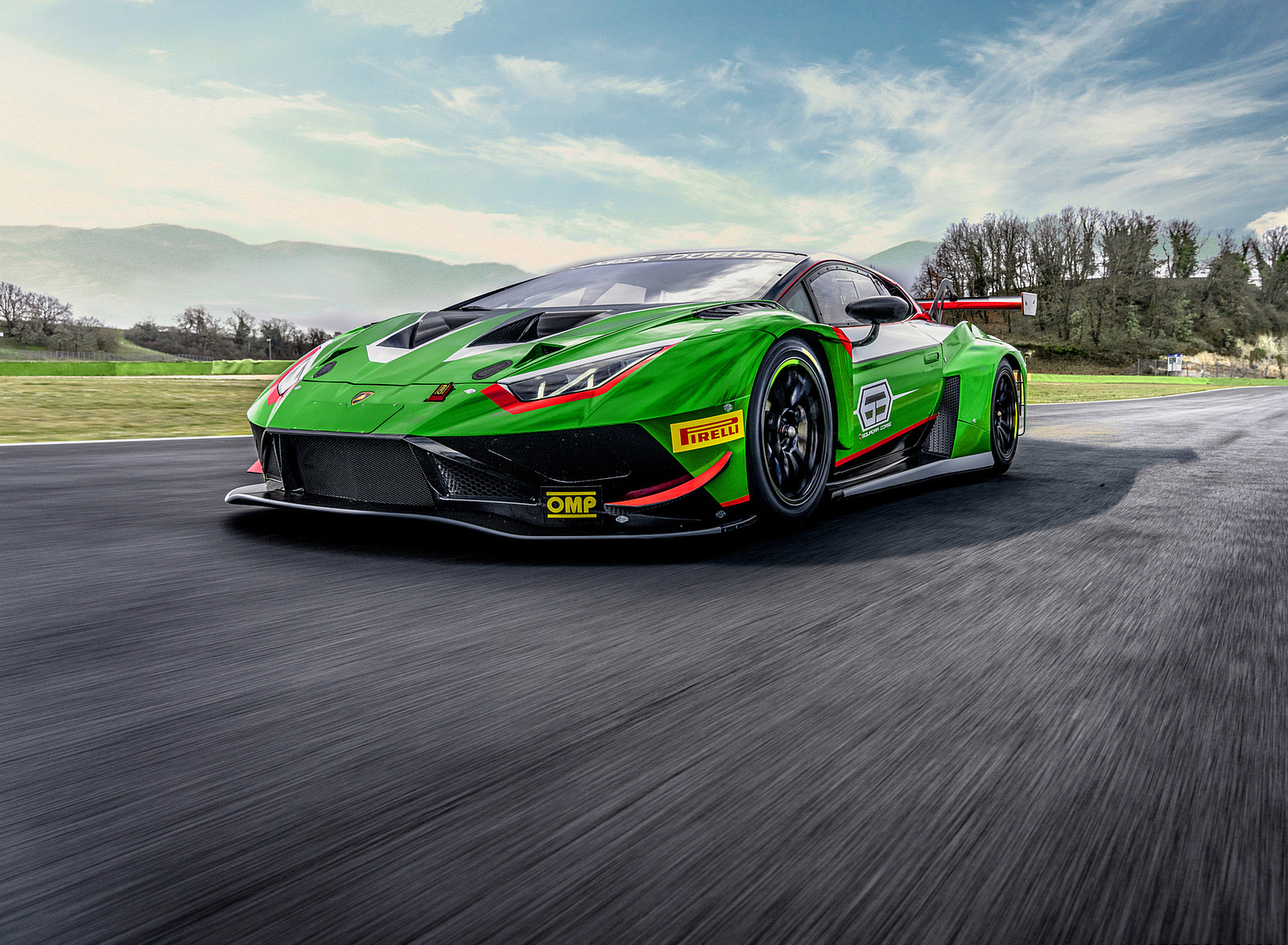 2022 Lamborghini Huracan GT3 EVO2 Front Three-Quarter Wallpapers (4)