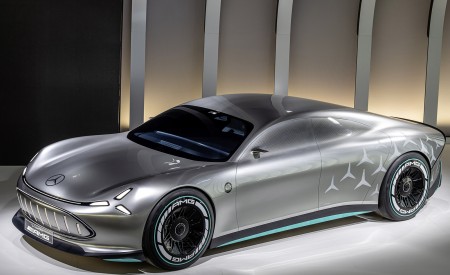 2022 Mercedes-Benz Vision AMG Concept Front Three-Quarter Wallpapers 450x275 (28)
