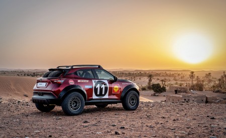 2022 Nissan Juke Hybrid Rally Tribute Concept Rear Three-Quarter Wallpapers 450x275 (5)