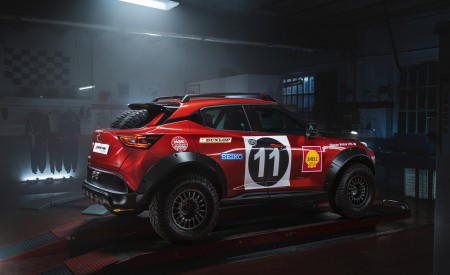 2022 Nissan Juke Hybrid Rally Tribute Concept Rear Three-Quarter Wallpapers 450x275 (49)