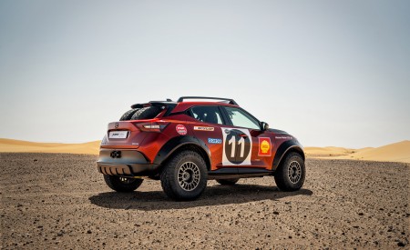 2022 Nissan Juke Hybrid Rally Tribute Concept Rear Three-Quarter Wallpapers 450x275 (43)