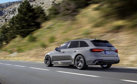 2023 Audi RS 4 Avant Competition Plus (Color: Nardo Grey) Rear Three-Quarter Wallpapers 450x275 (4)