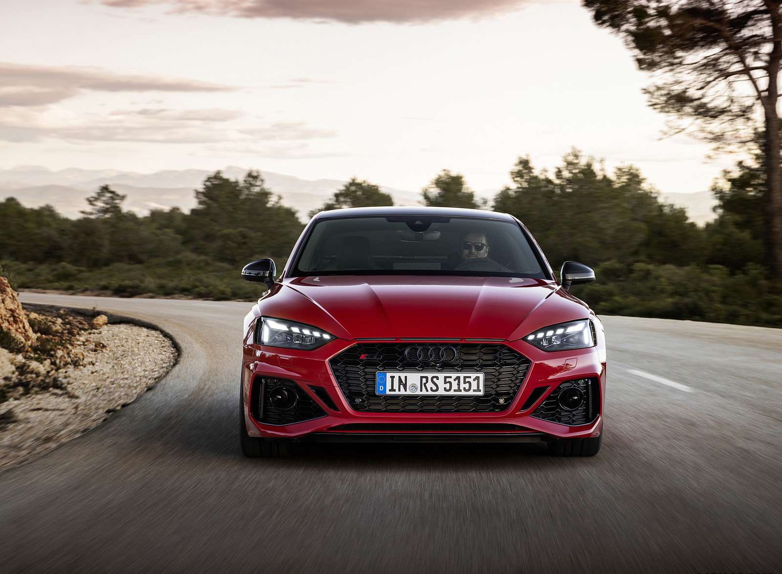 2023 Audi RS 5 Coupé Competition Plus (Color: Tango Red) Front Wallpapers (12)