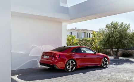 2023 Audi RS 5 Coupé Competition Plus (Color: Tango Red) Rear Three-Quarter Wallpapers 450x275 (43)