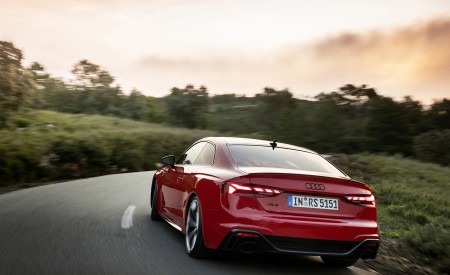 2023 Audi RS 5 Coupé Competition Plus (Color: Tango Red) Rear Wallpapers 450x275 (2)