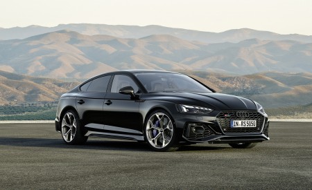 2023 Audi RS 5 Sportback Competition Plus (Color: Sebring Black) Front Three-Quarter Wallpapers 450x275 (15)
