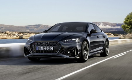 2023 Audi RS 5 Sportback Competition Plus (Color: Sebring Black) Front Wallpapers 450x275 (2)